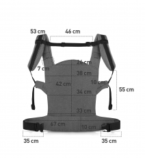 Кенгуру Kinderkraft Milo Grey
